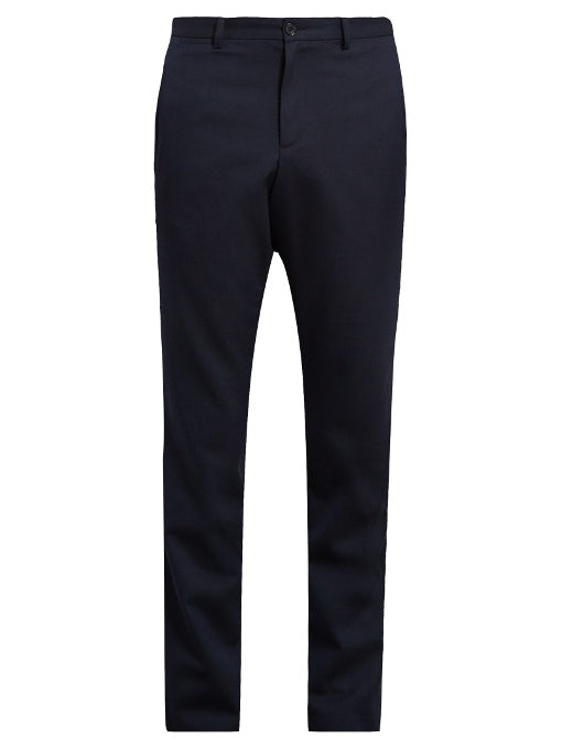 Jude straight-leg herringbone chino trousers