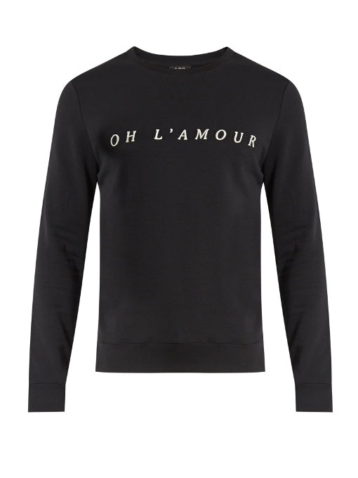 Oh L'Amour crew-neck sweatshirt