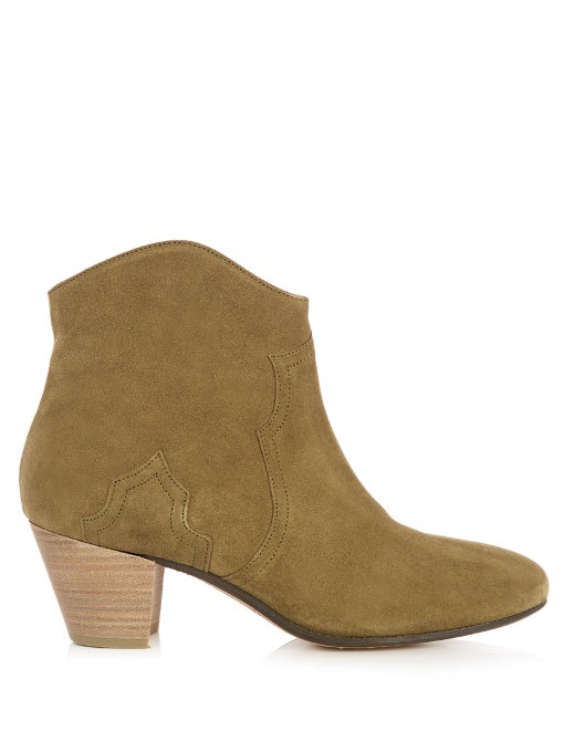Etoile Dicker 55mm suede ankle boots