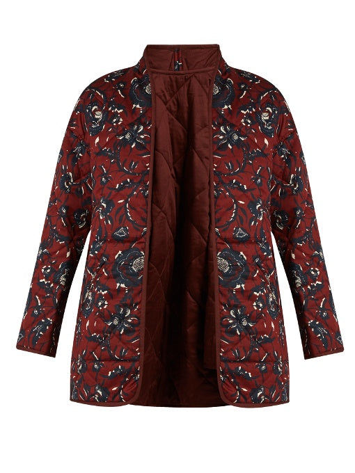 Daca reversible quilted-cotton coat