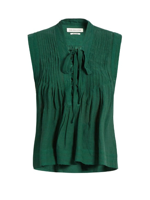 Kenny lace-up sleeveless top