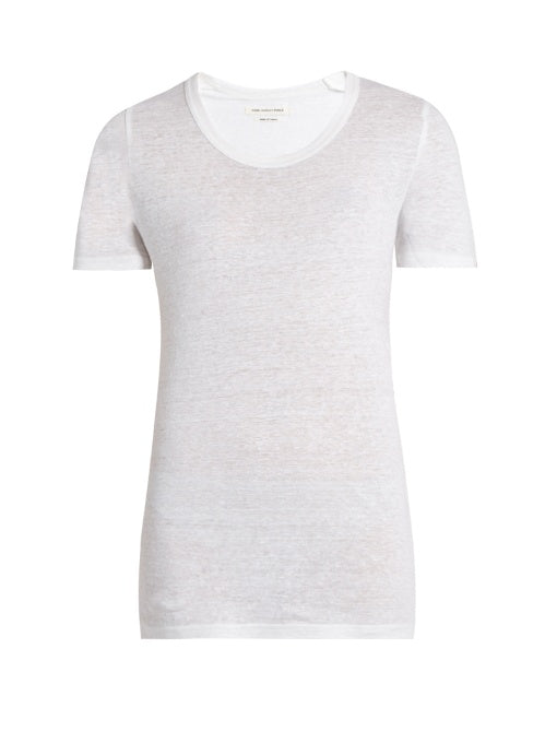 Kiliann slub-linen T-shirt