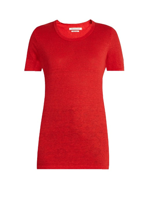 Kiliann slub-linen T-shirt