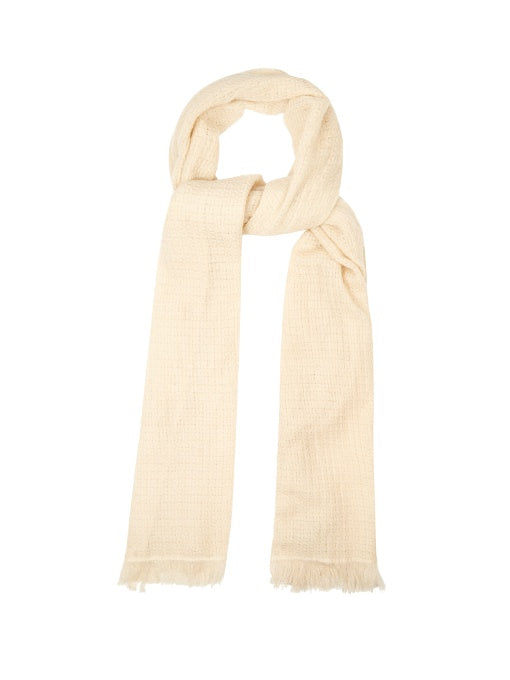 Zali wool and cashmere-blend scarf