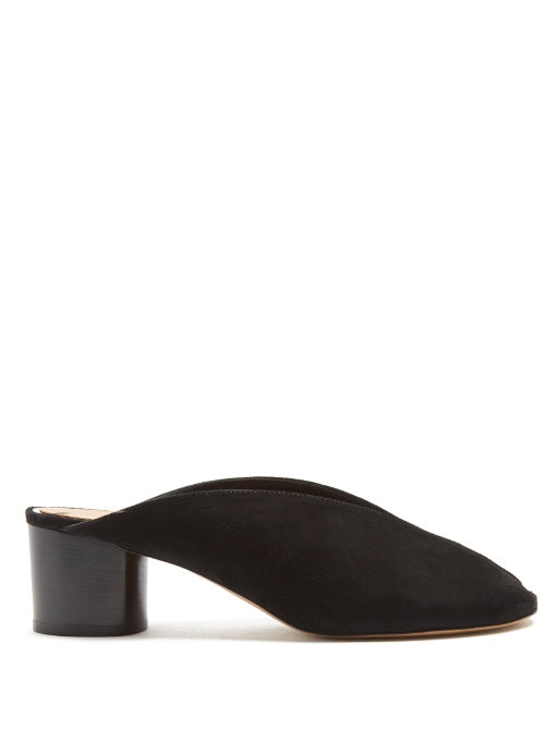 Mesha suede mules