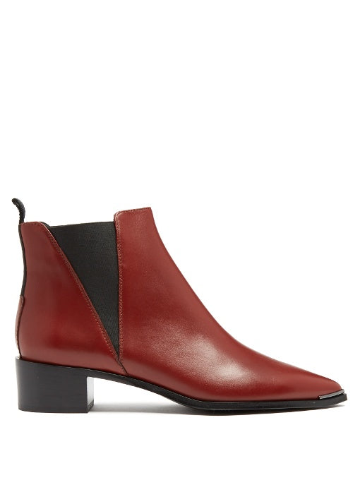 Jensen leather ankle boots