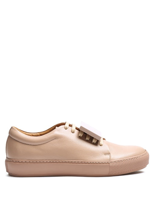 Adriana TurnUp leather trainers