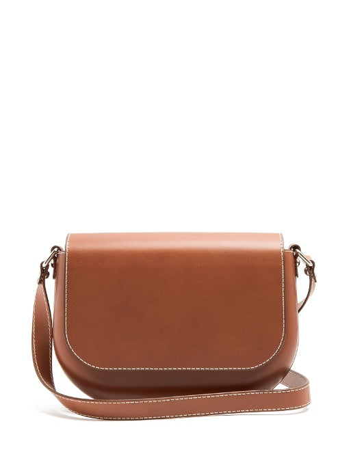 James leather cross-body bag