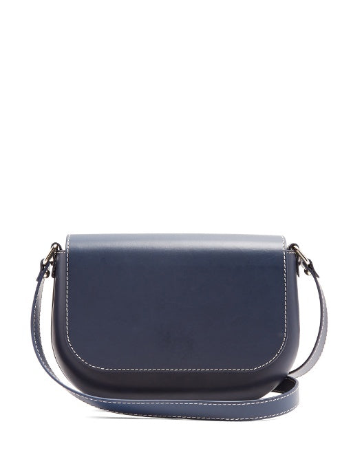 James leather cross-body bag