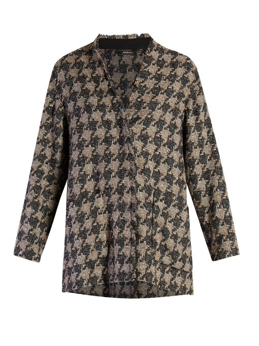 Jameson hound's-tooth tweed jacket