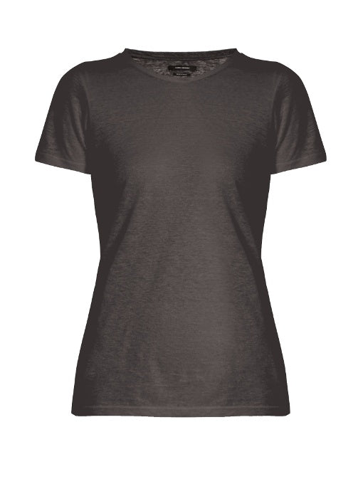 Madras linen T-shirt
