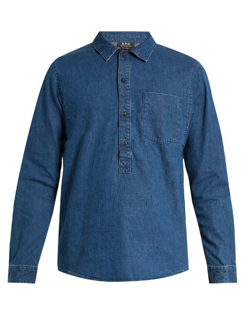Duke cotton-denim shirt