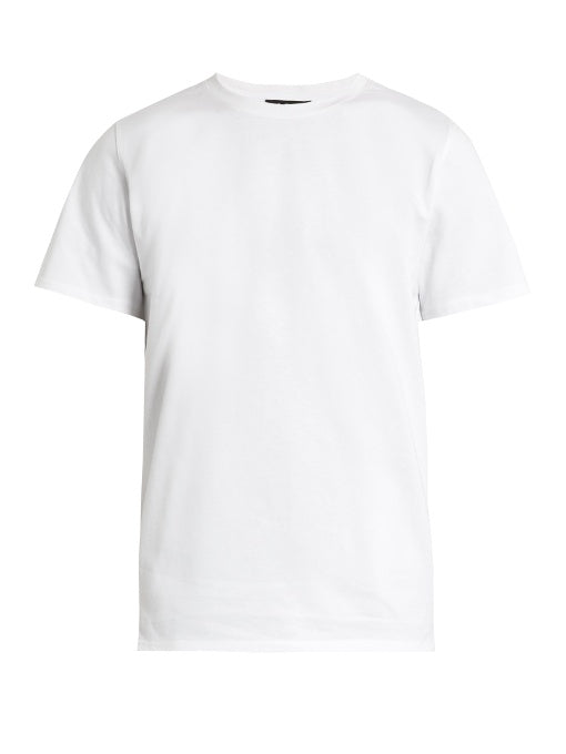 Crew-neck cotton T-shirt