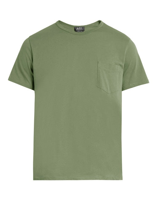 Crew-neck cotton T-shirt