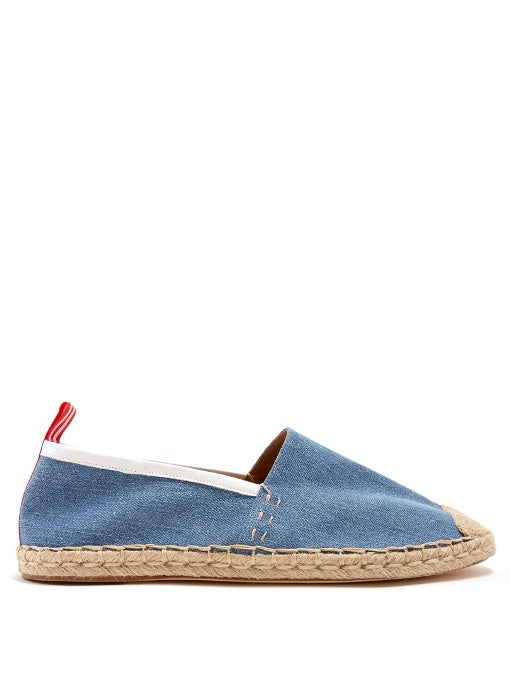Jose cotton-denim espadrilles