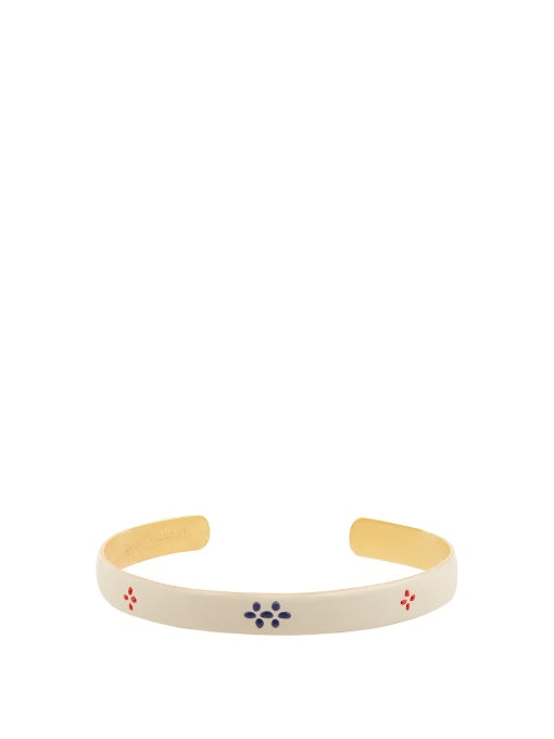 Marley slim enamel cuff