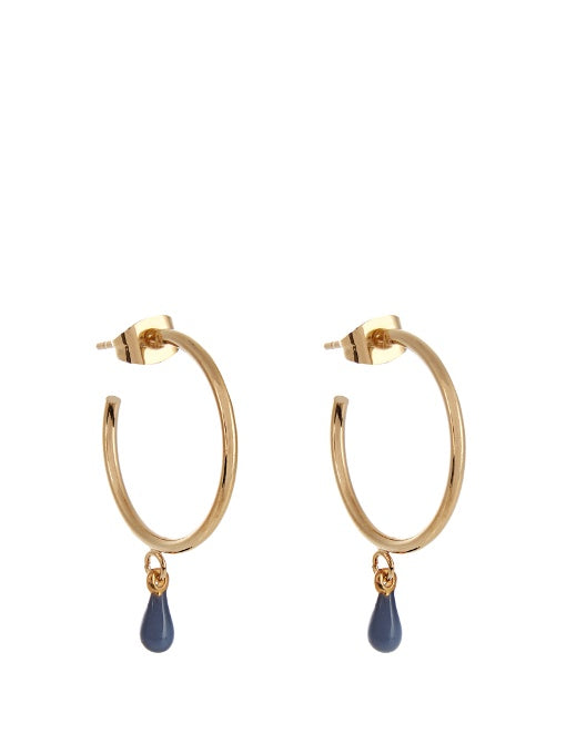 Perky hoop earrings