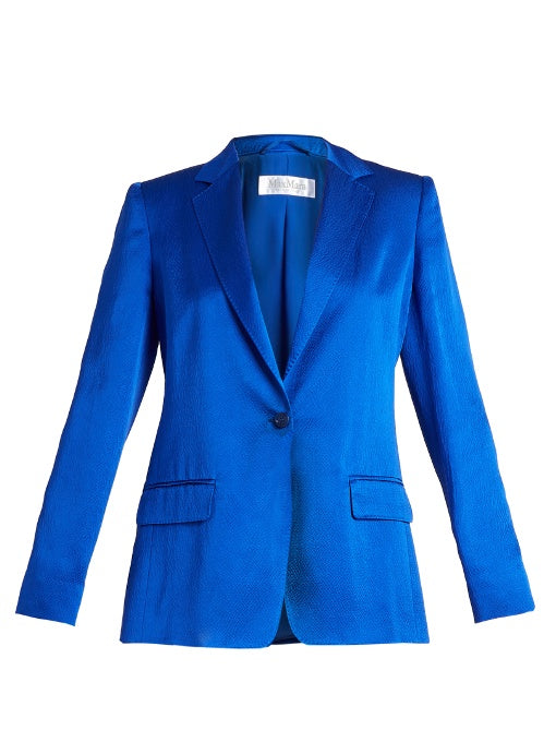 Valdai hammered-silk jacket