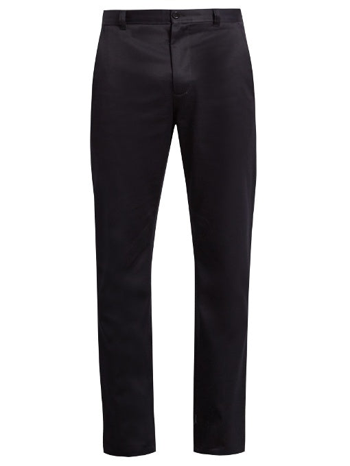 Alfred slim-fit cotton-blend chino trousers