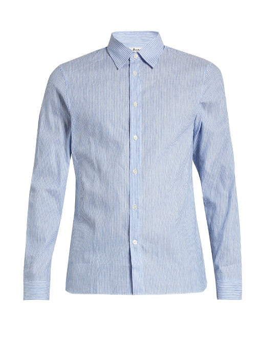 Glasgow Pop cotton-poplin shirt