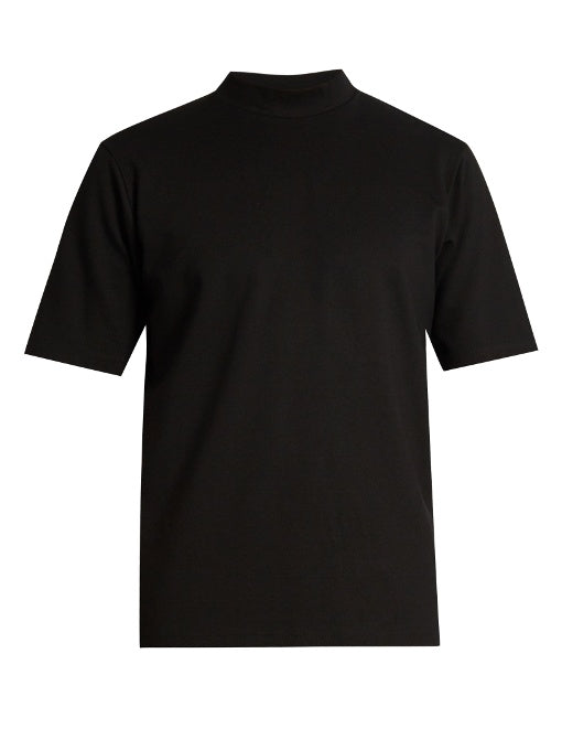 Fons high-neck jersey T-shirt