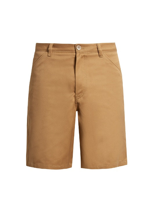 Allan wide-leg cotton-blend shorts