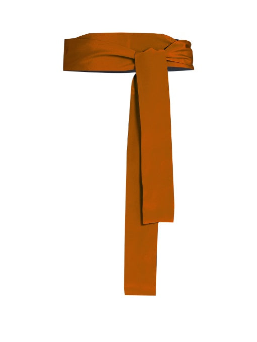 Bi-colour silk sash