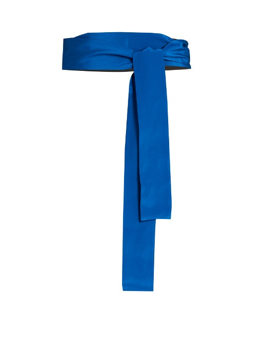 Bi-colour silk sash