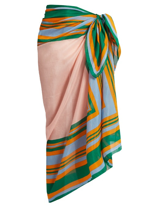 Borel cotton-blend scarf