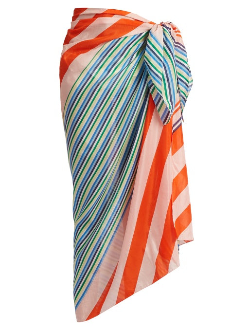 Aiken cotton-blend scarf