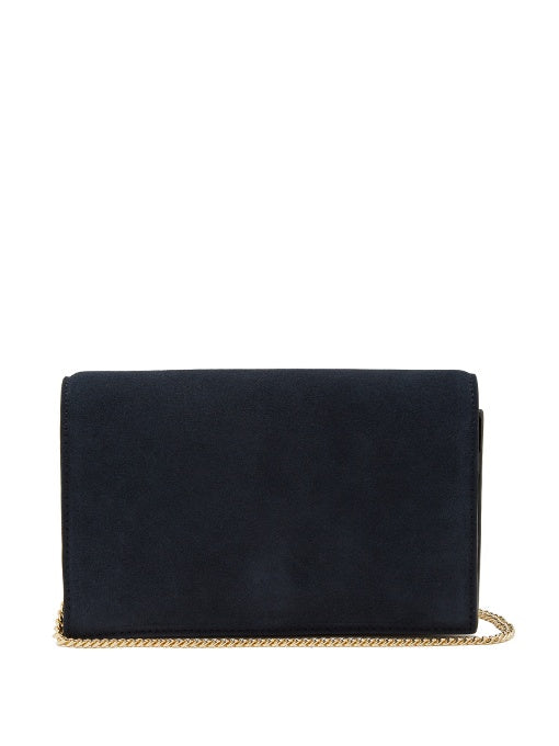 SoirÍï?Í??e suede cross-body bag
