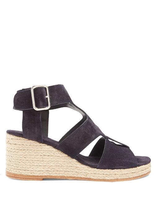 Bali suede wedge espadrilles