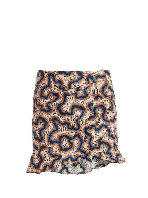 Luna ruffled mini skirt