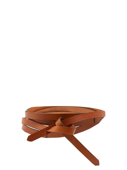Lonny wraparound leather belt