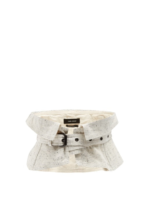 Erika wraparound cotton waist belt
