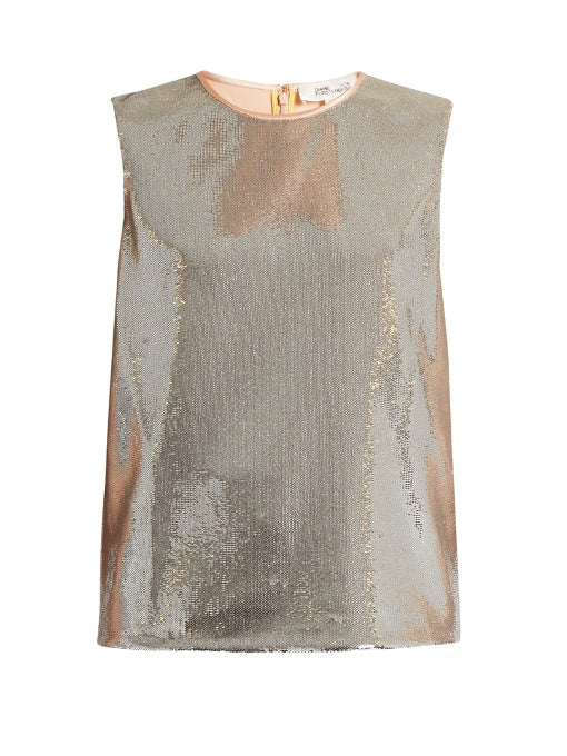 Sequin-embellished top