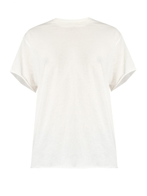 Crew-neck cotton T-shirt