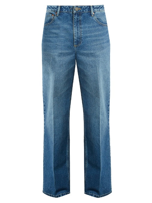 1970s press-front jeans