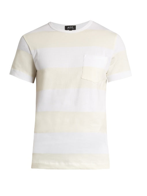 Road crew-neck cotton T-shirt