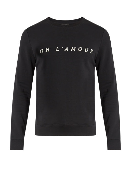 Oh L'Amour crew-neck sweatshirt
