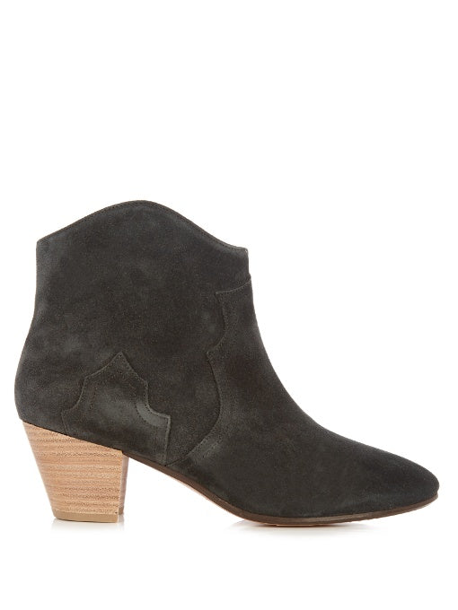 Etoile Dicker 55mm suede ankle boots