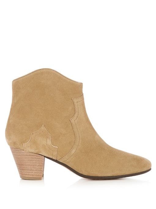 Etoile Dicker 55m suede ankle boots