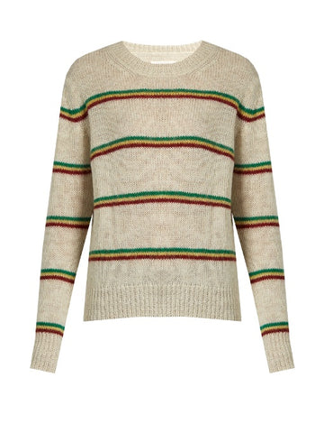 Goya striped wool-blend sweater