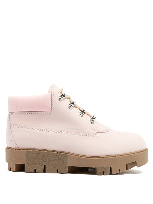Tinne track-sole nubuck ankle boots