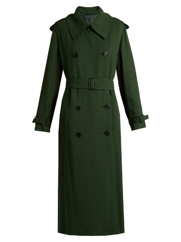Lucie twill trench coat