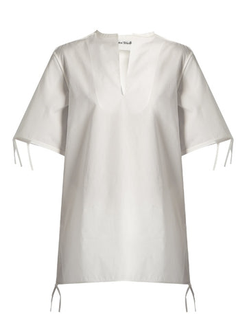 Bluma cotton-poplin top