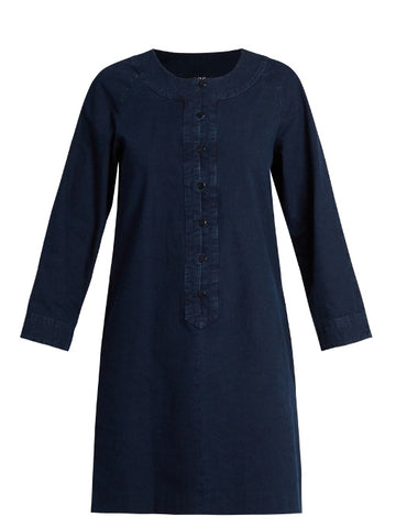 Louxor round-neck cotton dress