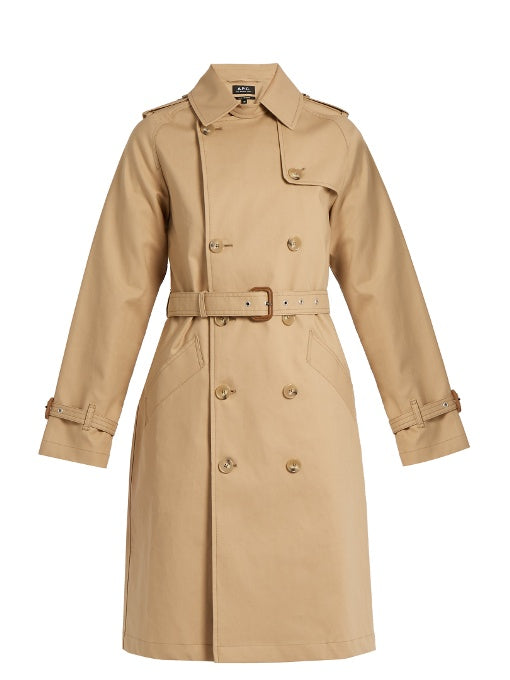 Julianne cotton trench coat