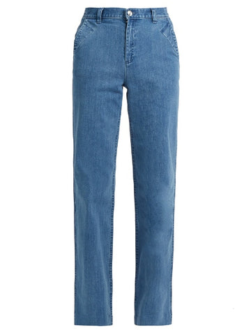 America high-waisted wide-leg jeans