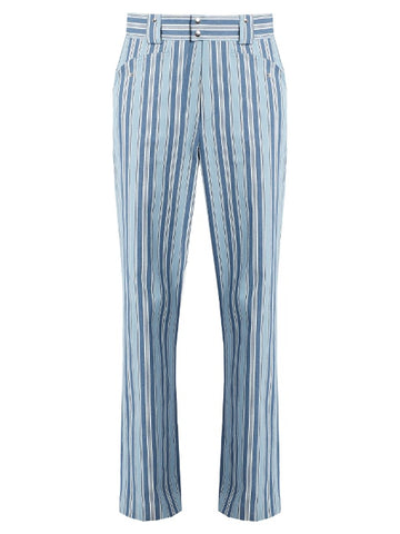 Selina striped cotton trousers